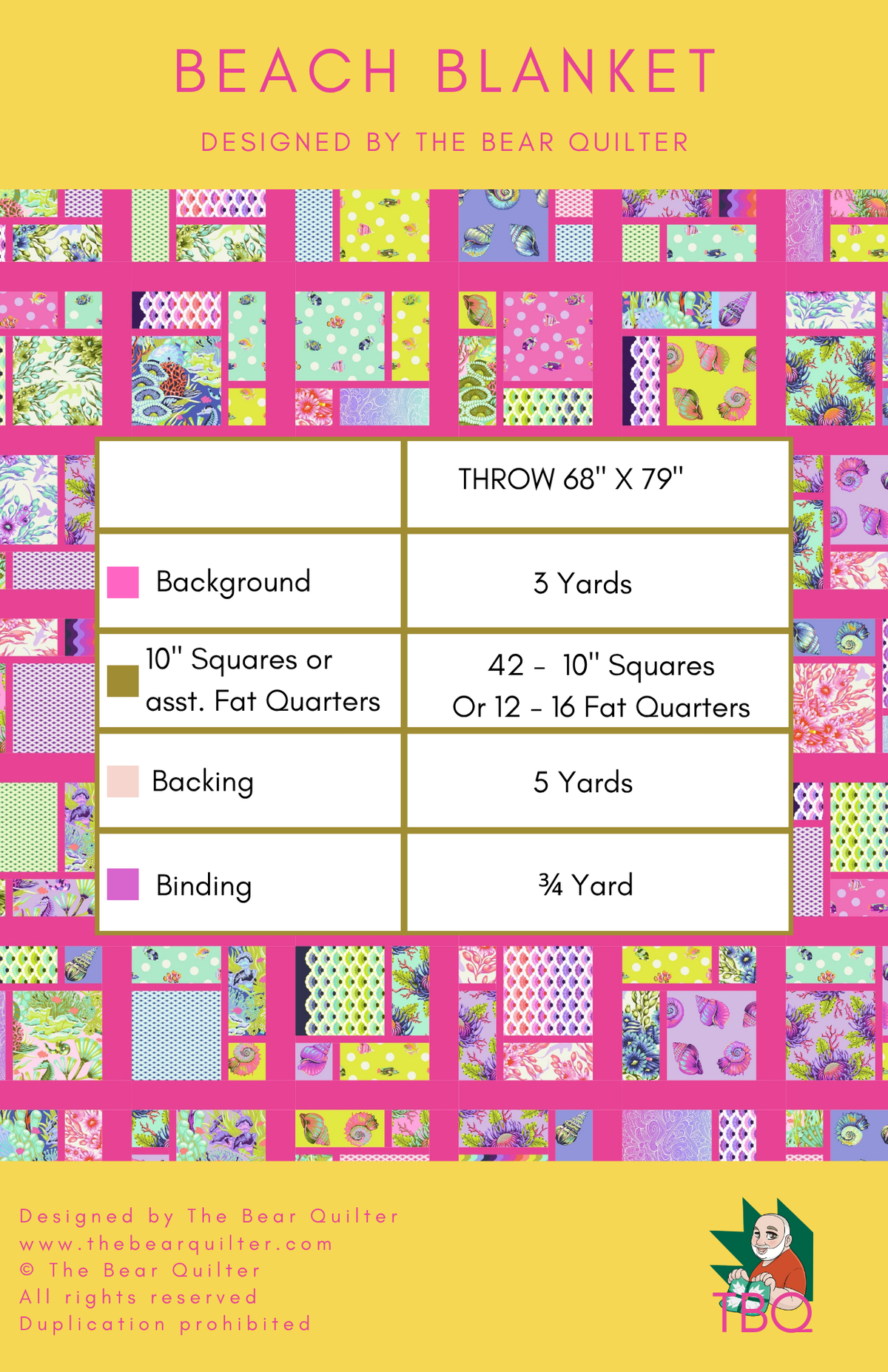 Beach Blanket by The Bear Quilter