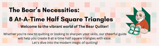 8 At-A-Time Half Square Triangle Guide
